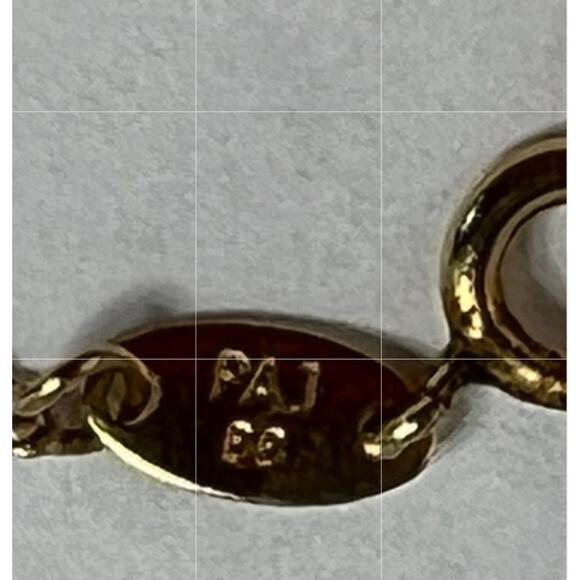 NEW PAJ BB CZ Necklace 17.5” Infinity Pendant Gold Plated Cable Chain - Picture 7 of 7